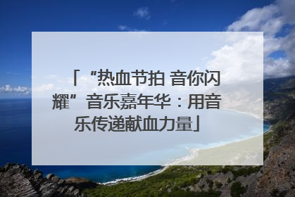 “热血节拍 音你闪耀”音乐嘉年华：用音乐传递献血力量