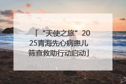 “天使之旅”2025青海先心病患儿筛查救助行动启动