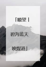 瞭望丨碧海蓝天映煤港