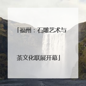 福州：石雕艺术与茶文化联展开幕