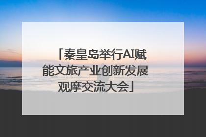 秦皇岛举行AI赋能文旅产业创新发展观摩交流大会