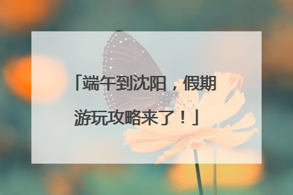 端午到沈阳，假期游玩攻略来了！