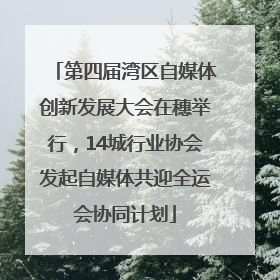 第四届湾区自媒体创新发展大会在穗举行，14城行业协会发起自媒体共迎全运会协同计划