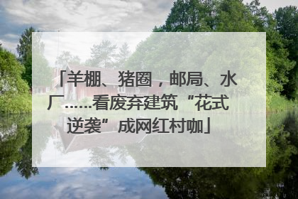 羊棚、猪圈，邮局、水厂……看废弃建筑“花式逆袭”成网红村咖