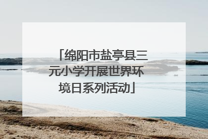 绵阳市盐亭县三元小学开展世界环境日系列活动