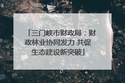 三门峡市财政局：财政林业协同发力 共促生态建设新突破