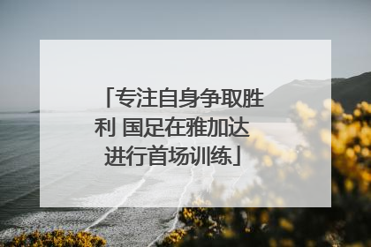 专注自身争取胜利 国足在雅加达进行首场训练