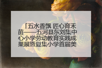 五水香飘 匠心育禾苗——五河县东刘集中心小学劳动教育实践成果展暨夏集小学首届美食节盛大举行