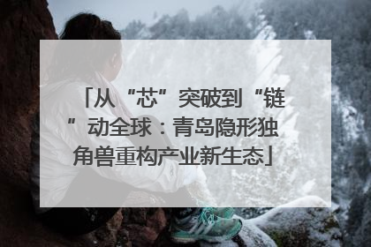 从“芯”突破到“链”动全球：青岛隐形独角兽重构产业新生态
