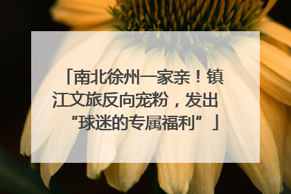 南北徐州一家亲！镇江文旅反向宠粉，发出“球迷的专属福利”