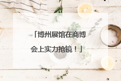 博州展馆在商博会上实力抢镜！