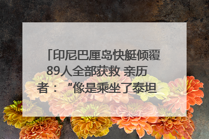 印尼巴厘岛快艇倾覆89人全部获救 亲历者：“像是乘坐了泰坦尼克号”｜封面头条
