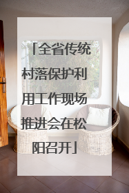 全省传统村落保护利用工作现场推进会在松阳召开