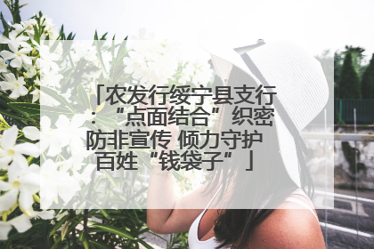农发行绥宁县支行：“点面结合”织密防非宣传 倾力守护百姓“钱袋子”
