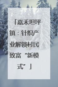 嘉禾坦坪镇：针织产业解锁村民致富“新模式”