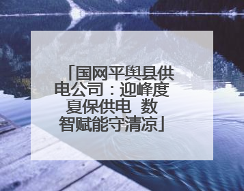 国网平舆县供电公司：迎峰度夏保供电  数智赋能守清凉