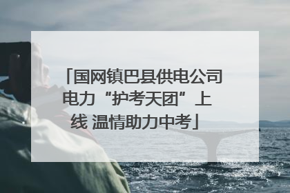 国网镇巴县供电公司 电力“护考天团”上线 温情助力中考