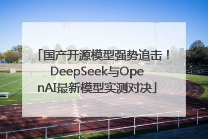 国产开源模型强势追击！DeepSeek与OpenAI最新模型实测对决