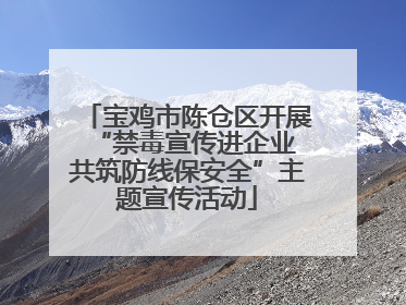 宝鸡市陈仓区开展“禁毒宣传进企业 共筑防线保安全”主题宣传活动