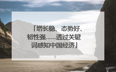增长稳、态势好、韧性强……透过关键词感知中国经济
