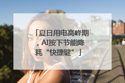 夏日用电高峰期，AI按下节能降耗“快捷键”