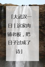 大武汉一日︱这家肉铺老板，把日子过成了诗
