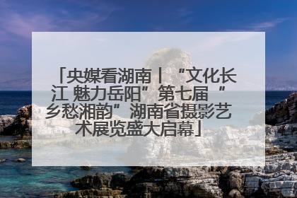 央媒看湖南丨“文化长江 魅力岳阳”第七届“乡愁湘韵”湖南省摄影艺术展览盛大启幕