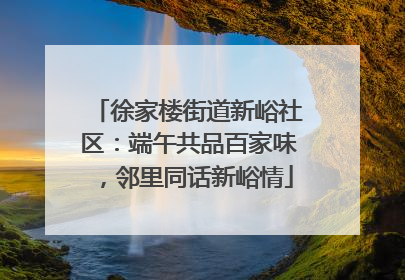徐家楼街道新峪社区：端午共品百家味，邻里同话新峪情