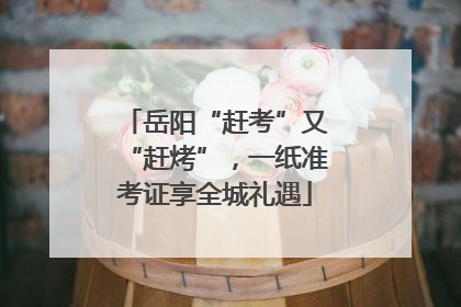 岳阳“赶考”又“赶烤”，一纸准考证享全城礼遇