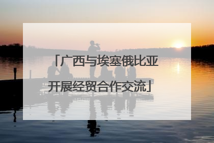 广西与埃塞俄比亚开展经贸合作交流
