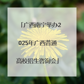 广西南宁举办2025年广西普通高校招生咨询会
