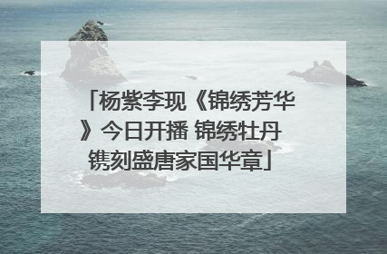杨紫李现《锦绣芳华》今日开播 锦绣牡丹镌刻盛唐家国华章