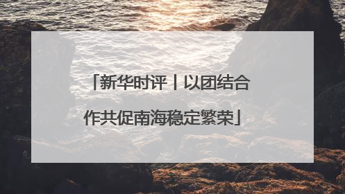 新华时评丨以团结合作共促南海稳定繁荣