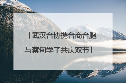 武汉台协携台商台胞与蔡甸学子共庆双节