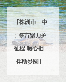 株洲市一中：多方聚力护征程 暖心相伴助梦圆