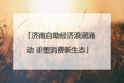 济南自助经济浪潮涌动 重塑消费新生态