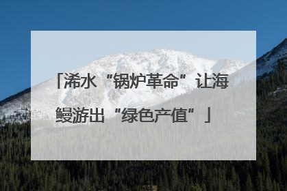浠水“锅炉革命”让海鳗游出“绿色产值”