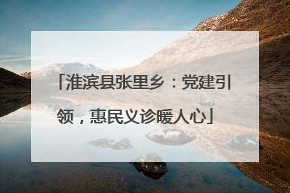 淮滨县张里乡：党建引领，惠民义诊暖人心
