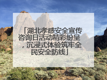 湖北孝感安全宣传咨询日活动精彩纷呈，沉浸式体验筑牢全民安全防线