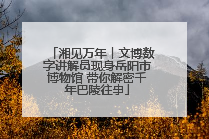 湘见万年丨文博数字讲解员现身岳阳市博物馆 带你解密千年巴陵往事
