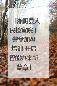 湘阴县人民检察院干警参加AI培训 开启智能办案新篇章