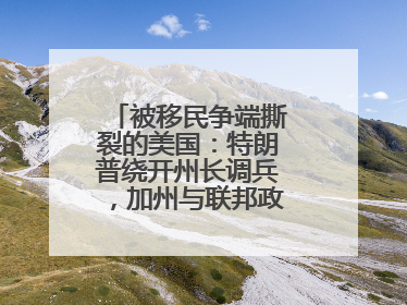 被移民争端撕裂的美国：特朗普绕开州长调兵，加州与联邦政府正面对抗