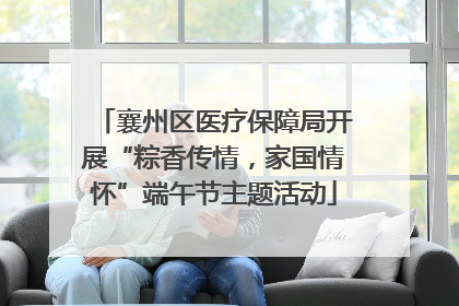 襄州区医疗保障局开展“粽香传情，家国情怀”端午节主题活动