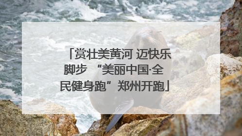 赏壮美黄河 迈快乐脚步 “美丽中国·全民健身跑”郑州开跑