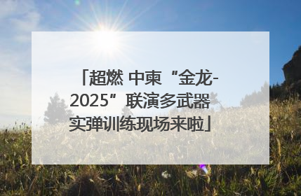 超燃 中柬“金龙-2025”联演多武器实弹训练现场来啦