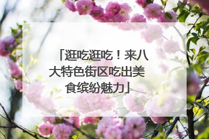 逛吃逛吃！来八大特色街区吃出美食缤纷魅力