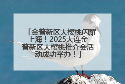 金普新区大樱桃闪耀上海！2025大连金普新区大樱桃推介会活动成功举办！