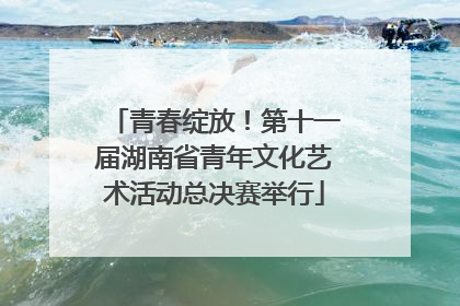 青春绽放！第十一届湖南省青年文化艺术活动总决赛举行