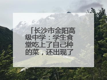 长沙市金阳高级中学：学生食堂吃上了自己种的菜，还出现了一批劳动能手