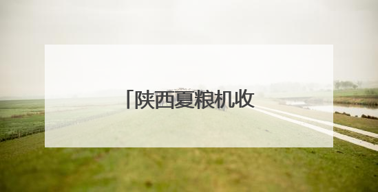 陕西夏粮机收作业陆续展开
